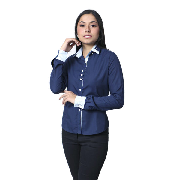 Camisa Ejecutiva Dama Combinada - Image 3