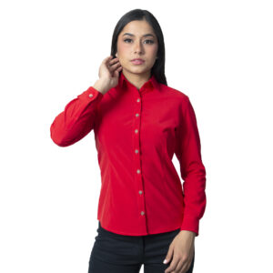 Camisa Modelo Ejecutivo de Dama Manga Larga