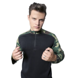 Franela Guerrera Combinada Manga Larga