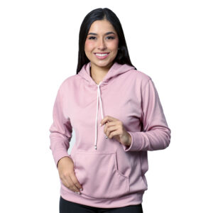 Pullover con Capucha Manga Larga